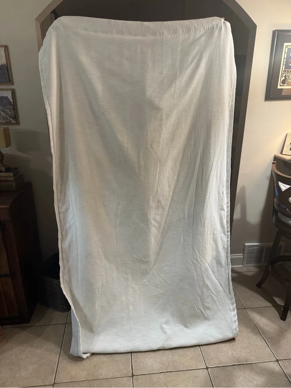 2 Project 62 White Textured Curtain Panels